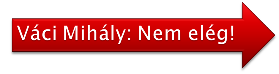 V&aacute;ci Mih&aacute;ly vil&aacute;gh&iacute;res verse - Nem el&eacute;g!