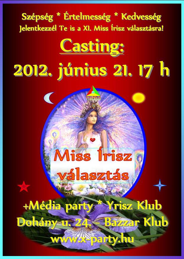 Miss &Iacute;risz v&aacute;laszt&aacute;s &eacute;s sz&eacute;ps&eacute;gverseny - casting